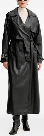 Fracomina Cappotto con cintura - Nero