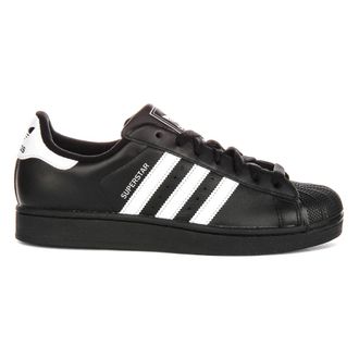 adidas Superstar II Leather Trainers - Heren - Skateschoenen - Zwart - 44 EU - Leer - Fitness