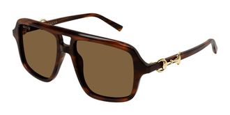Gucci GG2052S 009 Womens Sunglasses Tortoiseshell Size 55 - Free RX Lenses - Free RX Lenses