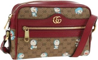 Gucci Pre-owned Vintage Shoulder Bag - Dames - Vintage Schoudertas - Veelkleurig - ONE Size - Leer - Vintage
