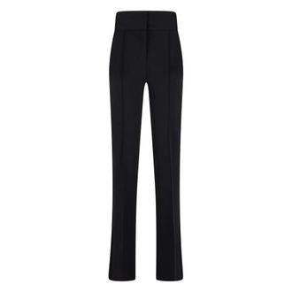 Elisabetta Franchi Pantaloni in Tessuto Tecnico - - Trousers - Donna - Nero - S