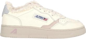 Autry Medalist Low - Dames - Sneakers - Wit - 37 EU - Katoen - Schoenen