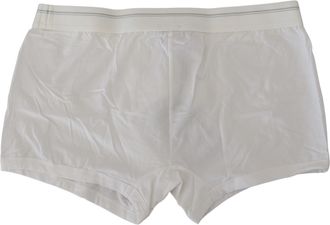 Dolce & Gabbana Mens White Cotton Blend Regular Boxer Underwear Modal Elastane Clothing
