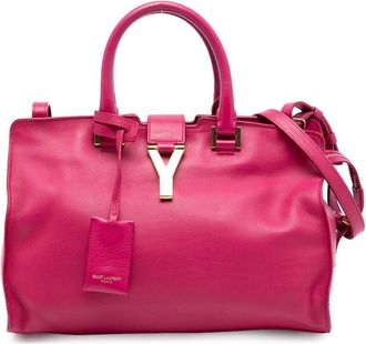 Saint Laurent Pre-owned Saint Laurent Small Calfskin Cabas Chyc Satchel Ladies 311210A.001998