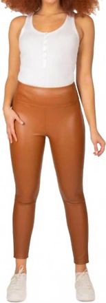 Dex Clothing F21 High Waisted Leggings In Dark Camel