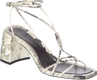 Jimmy Choo London Leather Wedge Sandal