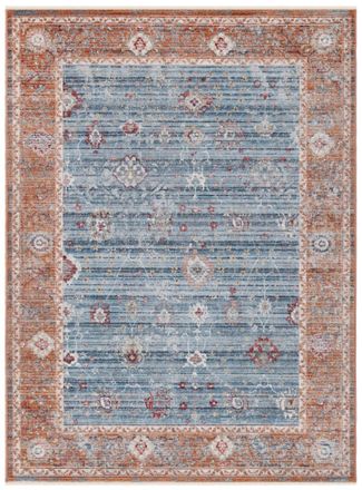 Safavieh Alfombra poli&eacute;ster blu/rosso 122 x 183 cm