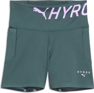 Puma Pantaloni aderenti PUMA x HYROX PWRMODE 4 da donna, Accessori, Verde, XXS