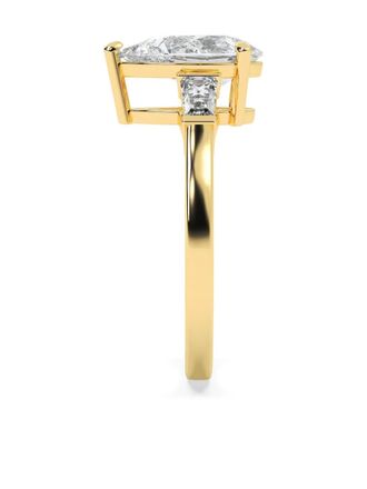 Tilla 14K yellow gold diamond ring