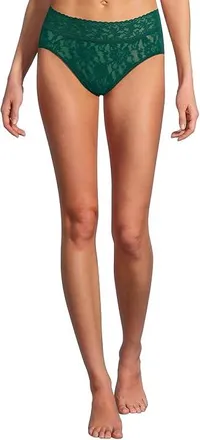 Hanky Panky Signature Lace French Brief Womens Underwear Spruce : LG, Nylon/Spandex