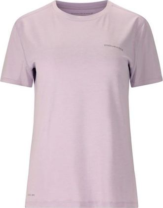 ENDURANCE Alvaly Melange S/S Tee Funktionsshirt f&uuml;r Damen | lila/rosa