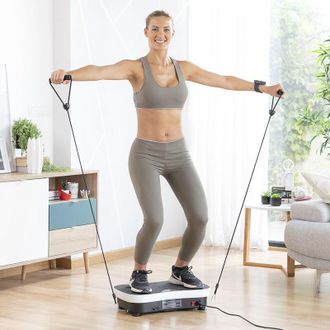 InnovaGoods Innovagoods - Plataforma Vibratoria De Entrenamiento Con Accesorios Y Gu&iacute;a De Ejercicios Vybeform