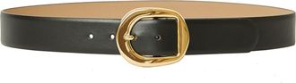 B-Low The Belt Greyson Leather Belt in Black Gold at Nordstrom, Size Small