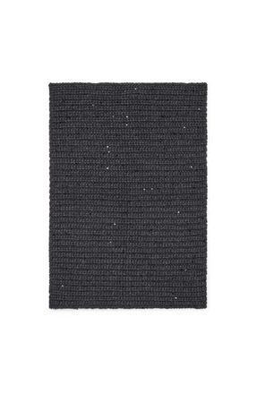 Brunello Cucinelli Dazzling neck warmer in Dark Grey at Nordstrom, Size Medium