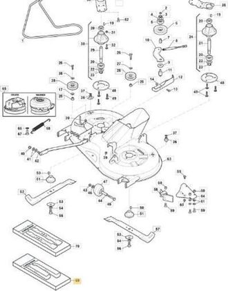 OEM Hoja Alada Stiga 98cm Original Stiga - 1134-9226-01