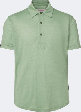 Orlebar Brown Sebastian linen jersey polo shirt