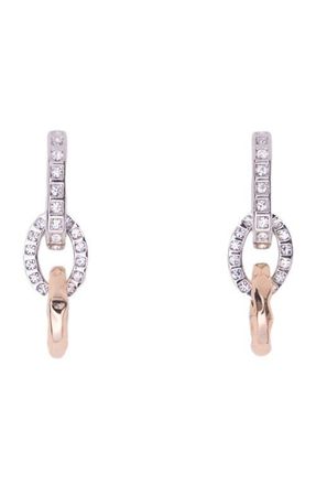 Maje Link earrings in Golden /Silver at Nordstrom