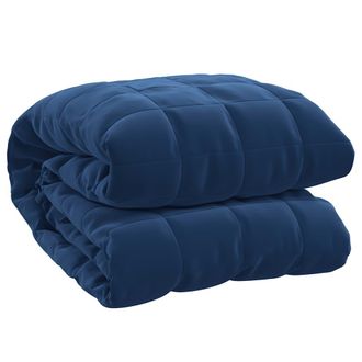 vidaXL Manta Con Peso Tela Azul 220x240 Cm 11 Kg Vidaxl