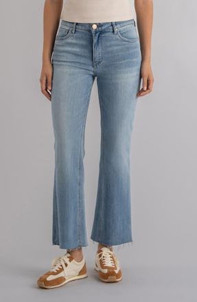 Kut from the Kloth Kelsey Raw Hem Ankle Flare Jeans in Honest at Nordstrom, Size 00