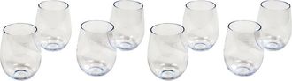 TarHong Tritan Montana Set of 8 Stemless Wineglasses in Clear at Nordstrom Rack