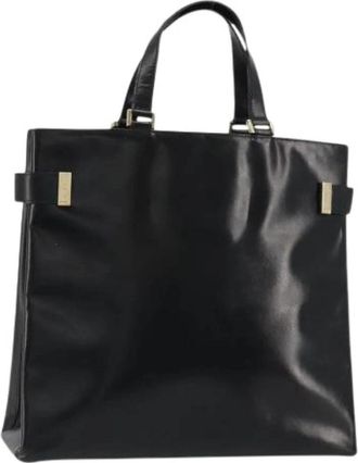 Gucci Pre-owned Vintage Tote Bag - Dames - Vintage Shopper - Zwart - ONE Size - Leer - Vintage