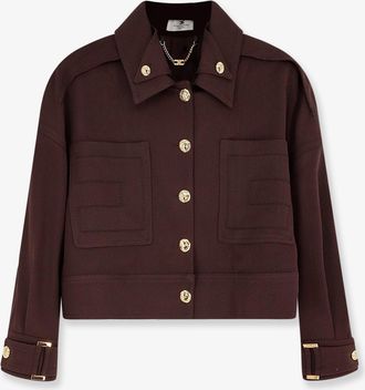 Elisabetta Franchi Giubbino Cropped in viscosa - ELISABETTA FRANCHI - gender_Woman
