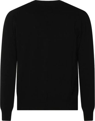 Altea Cardigan in lana con scollo a V - Nero