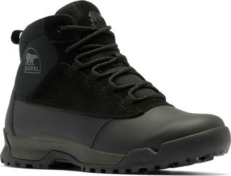 Sorel Buxton Lite Plus Waterproof Boot in Black/Black at Nordstrom, Size 10.5