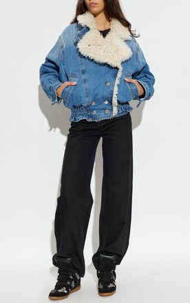 Isabel Marant Valineo Denim Jacket, Womens, Blue