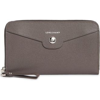 Longchamp Go Zip Around Wallet in Terra at Nordstrom Rack
