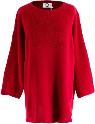 Marina Rinaldi Red Maglia Tricot Sweater Size M