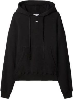 Off-white Logo Hoodie - Heren - Hoodies - Zwart - L - Katoen - Hoodies & sweatvesten