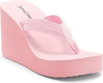 Jeffrey Campbell Astria Platform Wedge Sandal in Pink at Nordstrom, Size 6.5