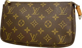 Louis Vuitton Brown Pouch (Pre-Owned)