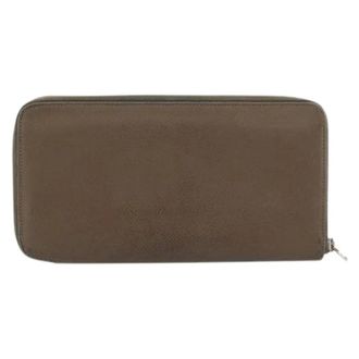 Herm&egrave;s Pre-owned Leather Wallet - Dames - Vintage Accessoires - Bruin - ONE Size - Leer - Vintage