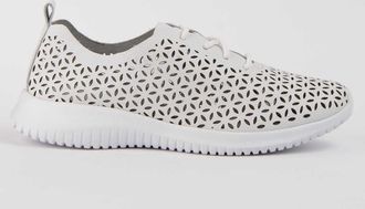 Purapiel Womens Oxford Shoe Reyza White Leather - Size EU 36