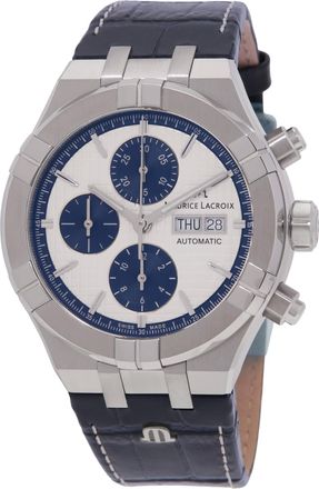 Maurice Lacroix Aikon Chronograph Automatic Silver Dial Mens Watch AI6038-SS001-131-1