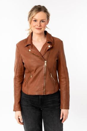 Mauritius Lederjacke MAURITIUS MWInessa, Damen, Gr. 4XL, whiskey, Obermaterial: 100% Schafsleder. Futter: 100% Baumwolle. &Auml;rmelfutter: 100% Polyester, unifarben