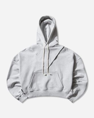 adidas Bad Bunny Heavy Crewneck and Hooded Balaclava Sweatshirt Light Grey Heather