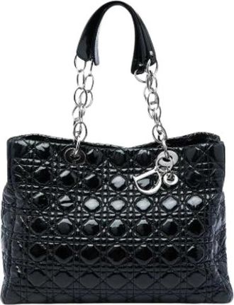 Dior Pre-owned Vintage Tote - Dames - Vintage Shopper - Zwart - ONE Size - Leer - Vintage