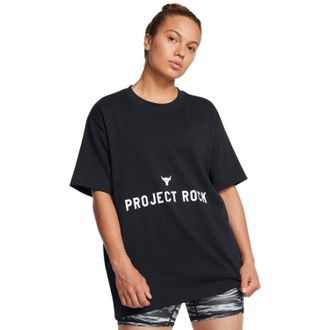 Under Armour Dames/Dames Project Rock T-Shirt (Zwart)