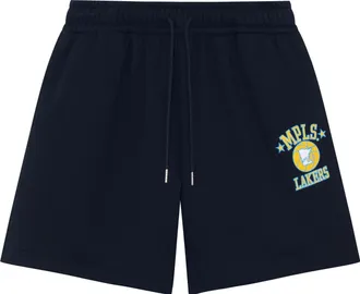Mitchell & Ness x NBA Los Angeles Lakers Small Logo Shorts Black MNJYSSS23112-BLACK