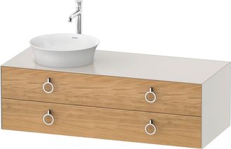 Duravit Duravit - Tulip Blanco, Mueble De Ba&ntilde;o Colgado En La Pared, Ancho