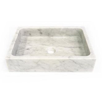 Saniclass Dia Waskom - 50x36x11cm - natuursteen marmer