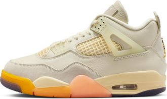 Nike Jordan Womens Air Jordan 4 Retro Birds of Paradise Shoes in White | HV0823-101