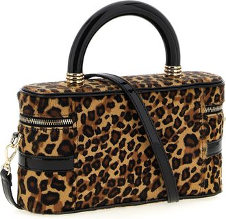Roger Vivier Womens Top Handle Bag Multicolor Calfskin Leather