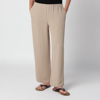 Toteme Pantaloni Garderob Rock in viscosa