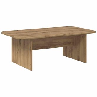 vidaXL Mesa De Caf&eacute; Roble Artesanal 93 X 53 X 33 Cm Vidaxl