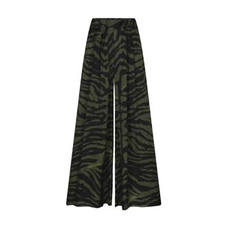 Dante6 Onique Animaux Wide Leg Pants - Dames - Broeken - Veelkleurig - Maat: XS Satijn