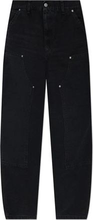 Carhartt Work in Progress Brandon Double Knee Pant - Dames - Loose Fit Jeans - Zwart - S - Katoen - Jeans